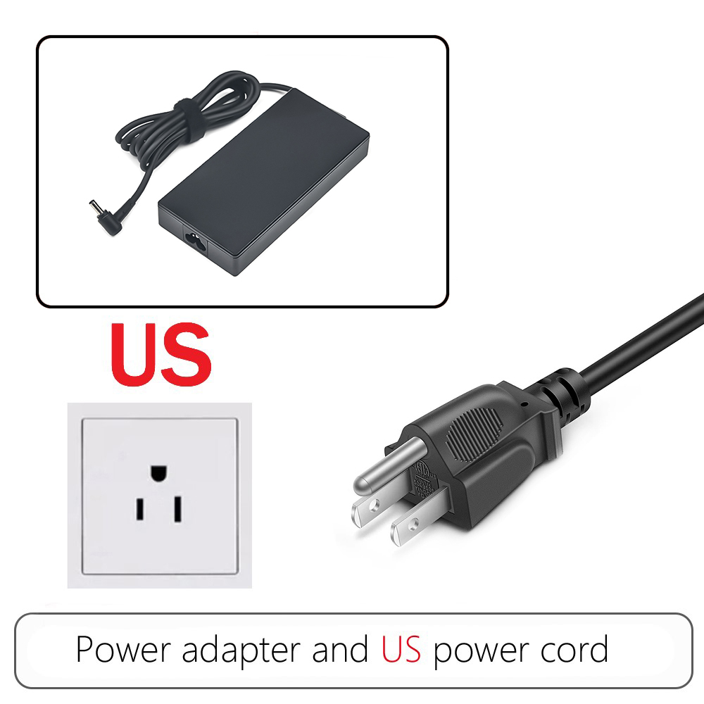 A18-150p 1aadp 200075m 20v 7.5a 150w 4.5*3.0mm ac-adapter bærbar lader for asus tuf gaming  x571l f571g f571l vx60g bærbar strøm: Lilla