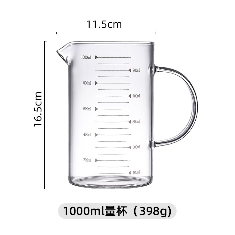 Hittebestendig En Hoge Boor Glas, Borosilicate, Keuken Lood, Bakken Met Cup, Rechte Gewicht Cup, ontbijt Cup Schaal