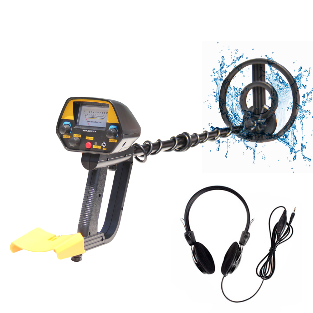 High Sensitivity Metal Detector MD-4080 with Waterproof Search Coil All Metal &amp; Disc Mode,Adjustable Rod for Kids &amp; Adults