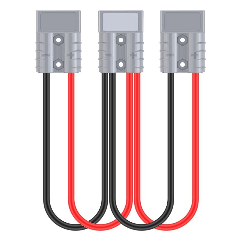 Electric Forklift Charger Charging Plug Line with O Ring Connector 50A 10AWG C6UB