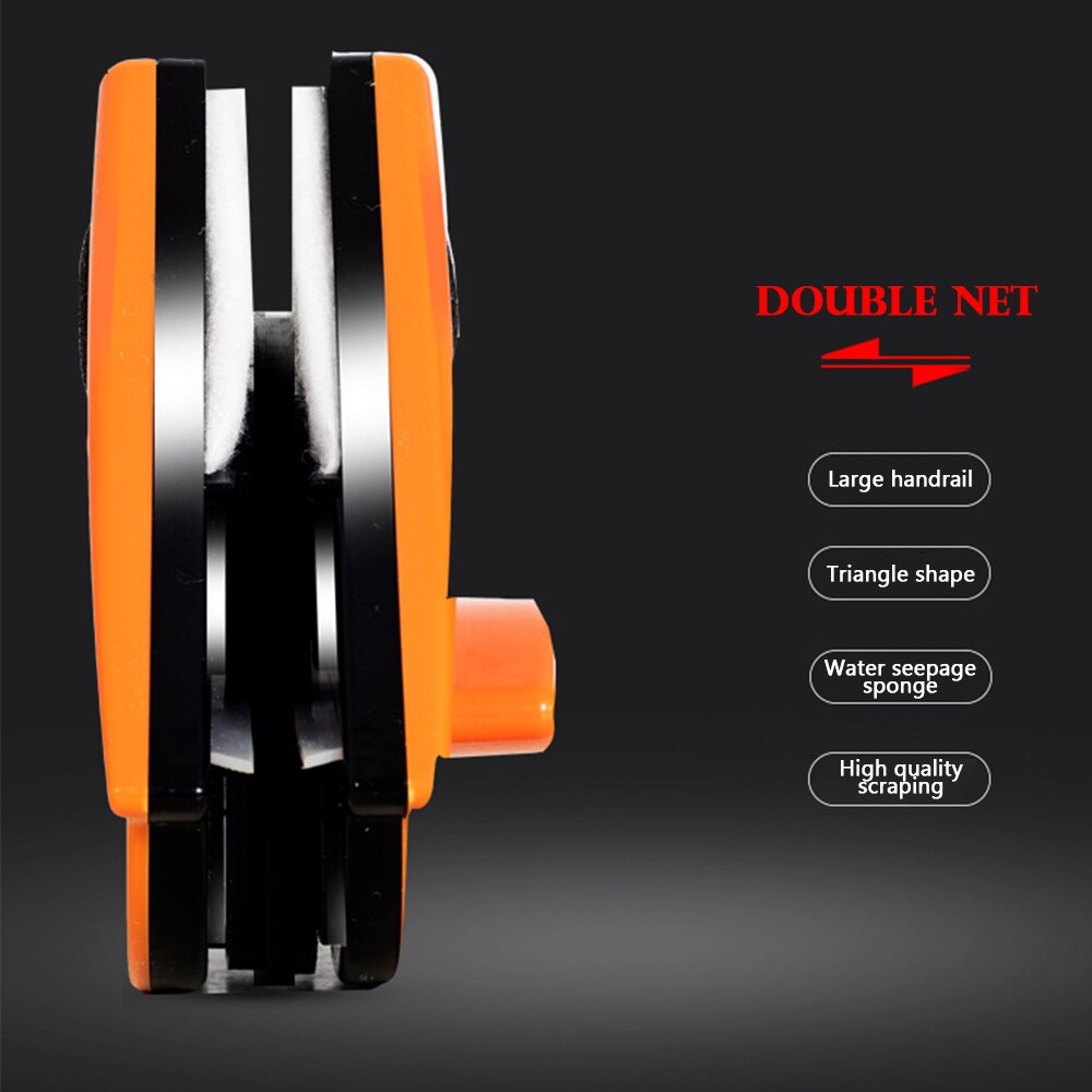 Magnetic Window Brush Glass Cleaner Tool Window Wipe Double Side Magnetic Glass Brush for Washing Household Cleaning Tool