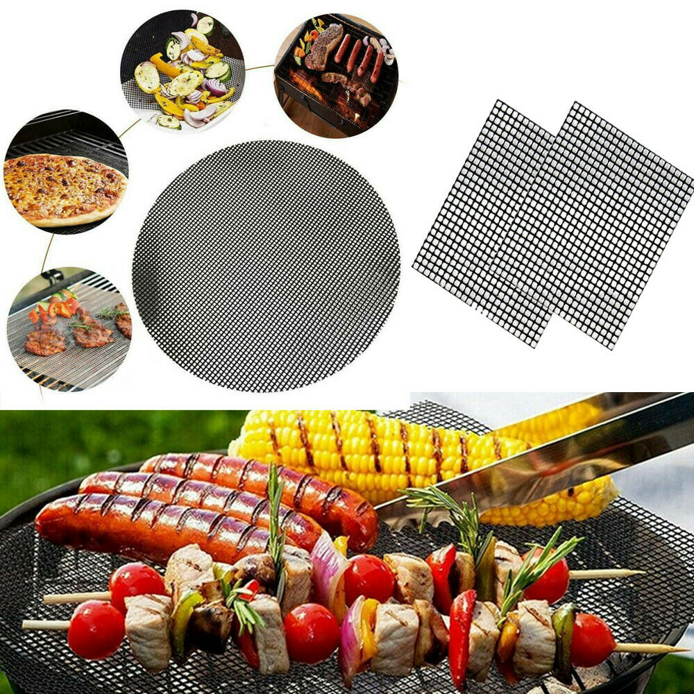 Thuis Grill Mat Bbq Grill Mesh Mat Non-stick Koken Sheet Liner Vis Camping