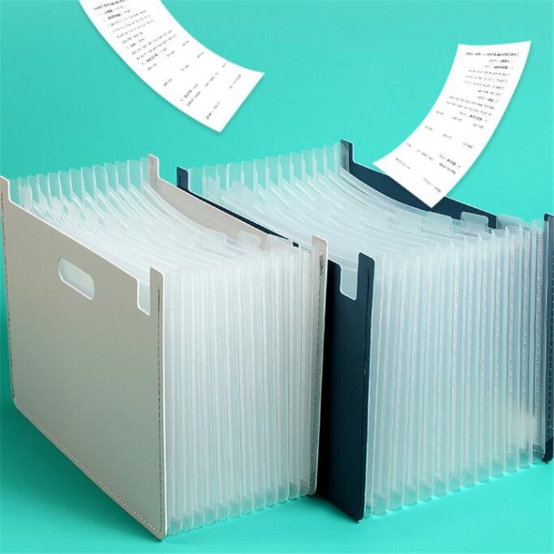 Tiedostokansio paperin järjestäjä säilytysteline monikerroksinen laajeneva laatikkotiedosto toimistotarvikkeet asiakirjapidike pöytäkansio