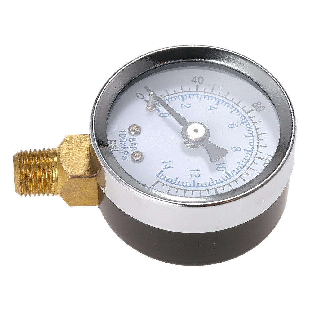 manometer Pool Filter Water Pressure manometre pression Pressure Gauge Meter Manometer 1/8" NPT Thread 40mm 0~200psi 0~14bar