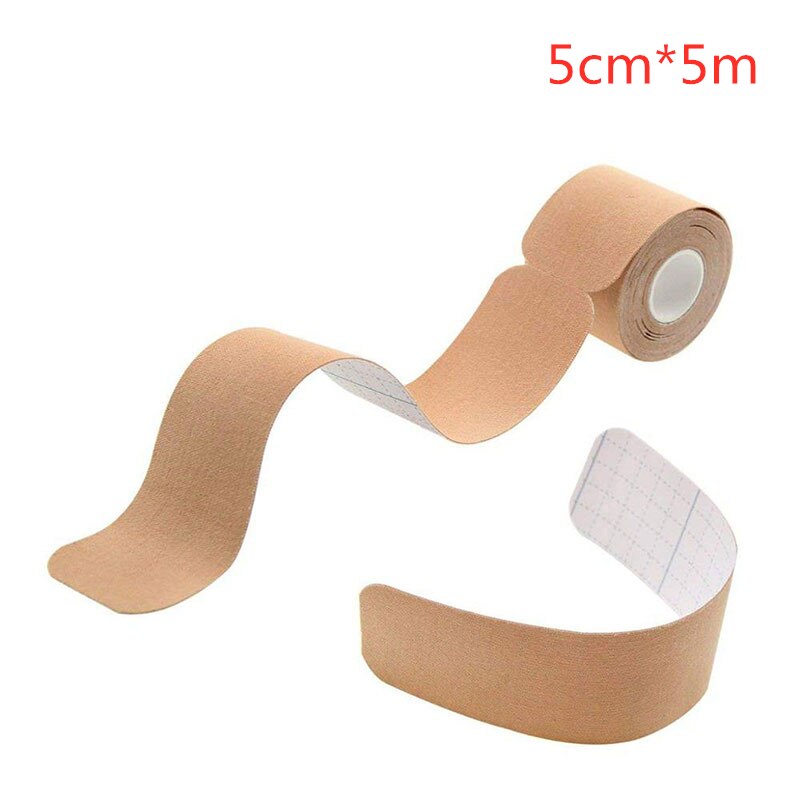 Sports elastik bånd sikkerhed elastoplast fitness tape kinesiologi tape genopretning muskel smertelindring pude knæ skulder ryg nakke: Rød