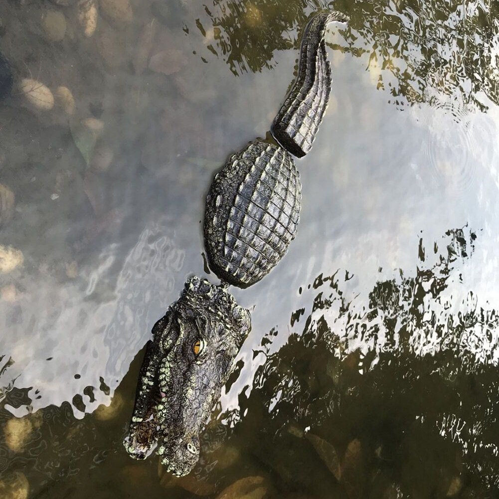 3 Stks/set Kunstmatige Drijvende Hars Krokodillen Voor Vijver Water Tuin Decoraties Ornamenten BDF99