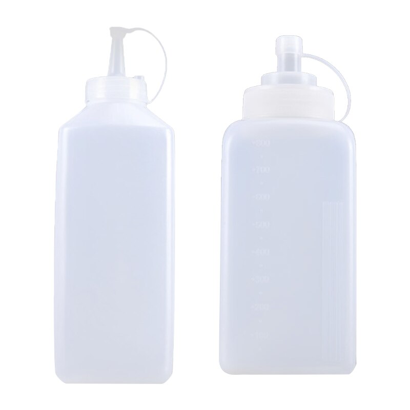 800ml Squeeze Bottle Jam Tomato Salad Sauce Dispenser Condiment Dressing Ketchup 37MF