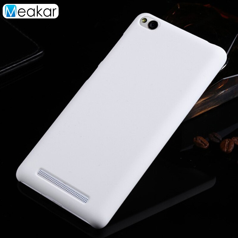 Matowa plastikowa pokrywa Coque 5.0 dla Xiaomi Redmi 3 skrzynka dla Xiaomi Redmi 3 Redmi3 telefon powrót Coque pokrywy skrzynka: biały