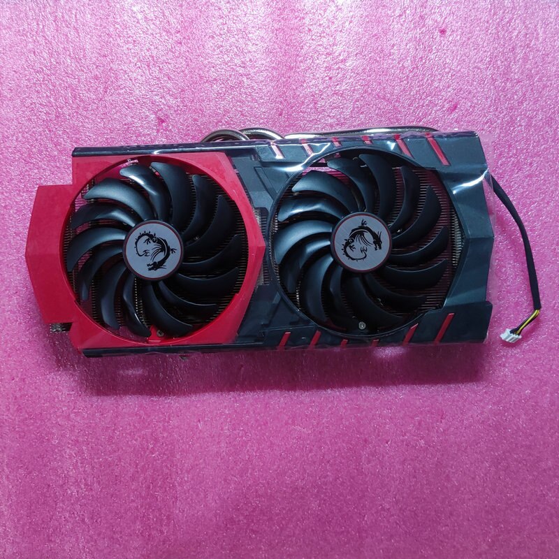 Disipador de calor de GPU, tarjeta gráfica de tubo inferior de cobre, MSI, con 53 agujeros, para RX590, RX580, RX570, RX480, RX470