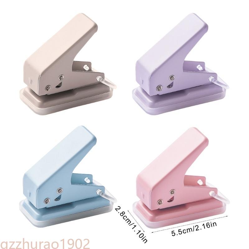 Punzonatrice per carta portatile Perforatrice a un foro Punzonatrice a foro singolo Punzonatrice per fori piccoli Forniture per rilegatura scolastiche per ufficio per scrapbooking
