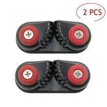 2 stuks kajak cam-cleats boot kano zeilboot jol aluminium cam-cleats snelle instap kajak-cleats kunststof basis voorkomt krassen