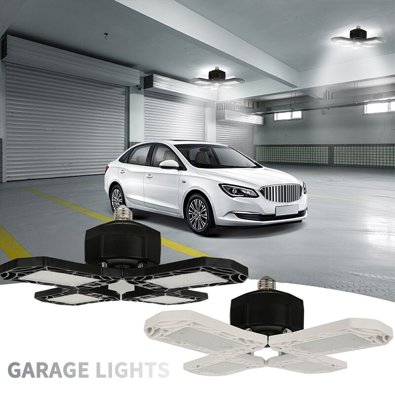 Le Garage 120W ventilateur LED allume l'ampoule E26 6000K 12000LM lampe pliable Led lampe pendante LED éclairage industriel lumineux superbe pour l'atelier
