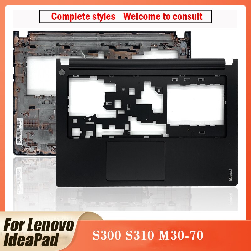 Reposabrazos para portátil Lenovo IdeaPad S300, S310, M30-70, con panel táctil, funda superior, color negro, novedad