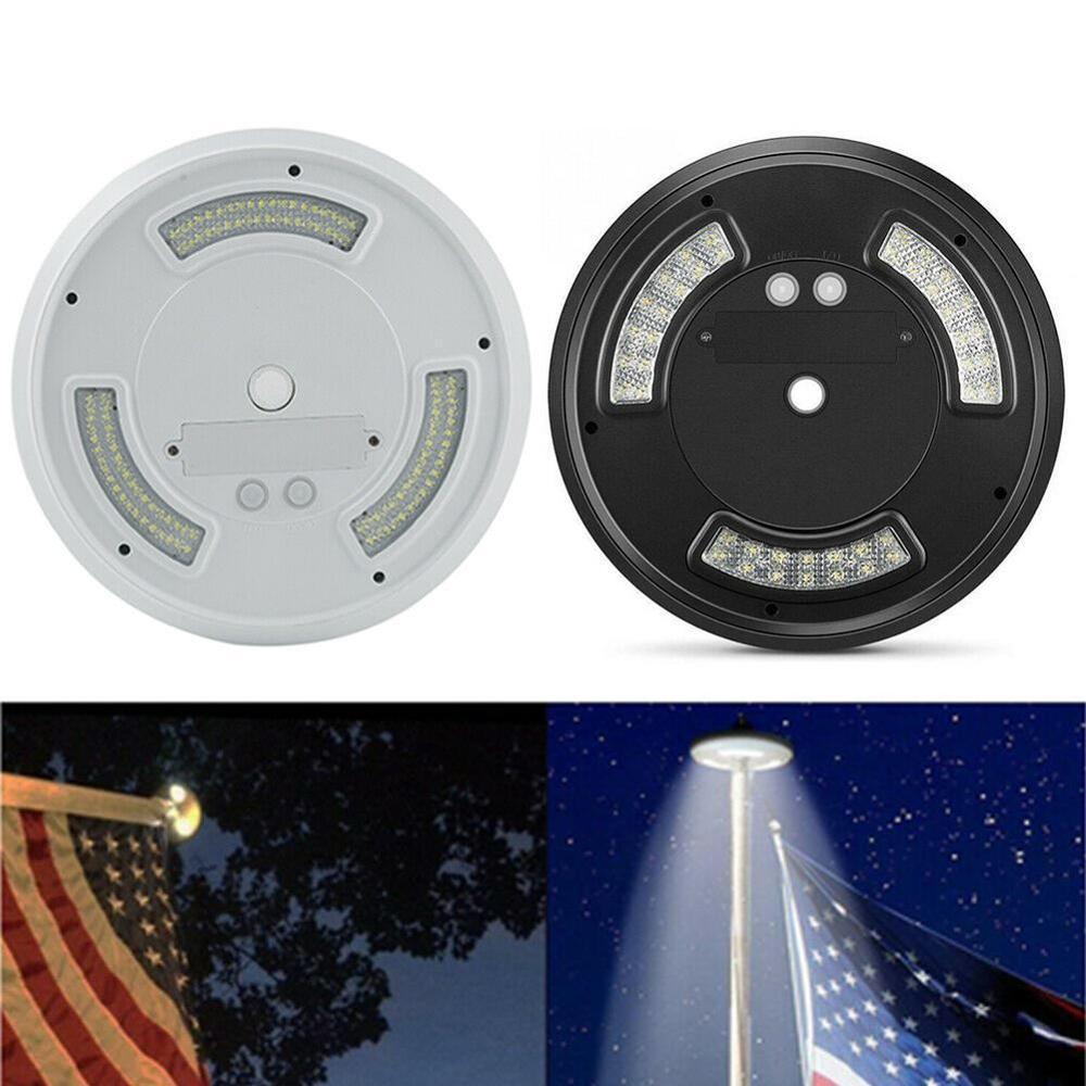 111 LED Solar Flag Pole Lights IP55 Waterproof Flagpole Downlight Tent Light Emergency Lamp For Roadside Courtyard Camping