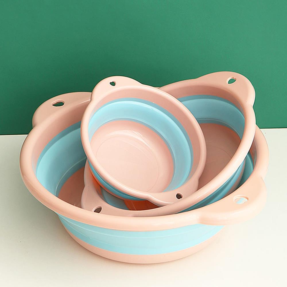 High Capacity Fruit Basin Collapsible Basins Folding Bucket Folding Basin Sport Canoe Outing Outdoor Portable Cleaning Supplies