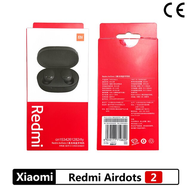 Original Xiaomi Redmi Airdots 2s Earphone Mi True Wireless Earbuds Basic 2s Bluetooth 5.0 Air2 SE TWS Mic Gaming Mode In Stock: Airdots2