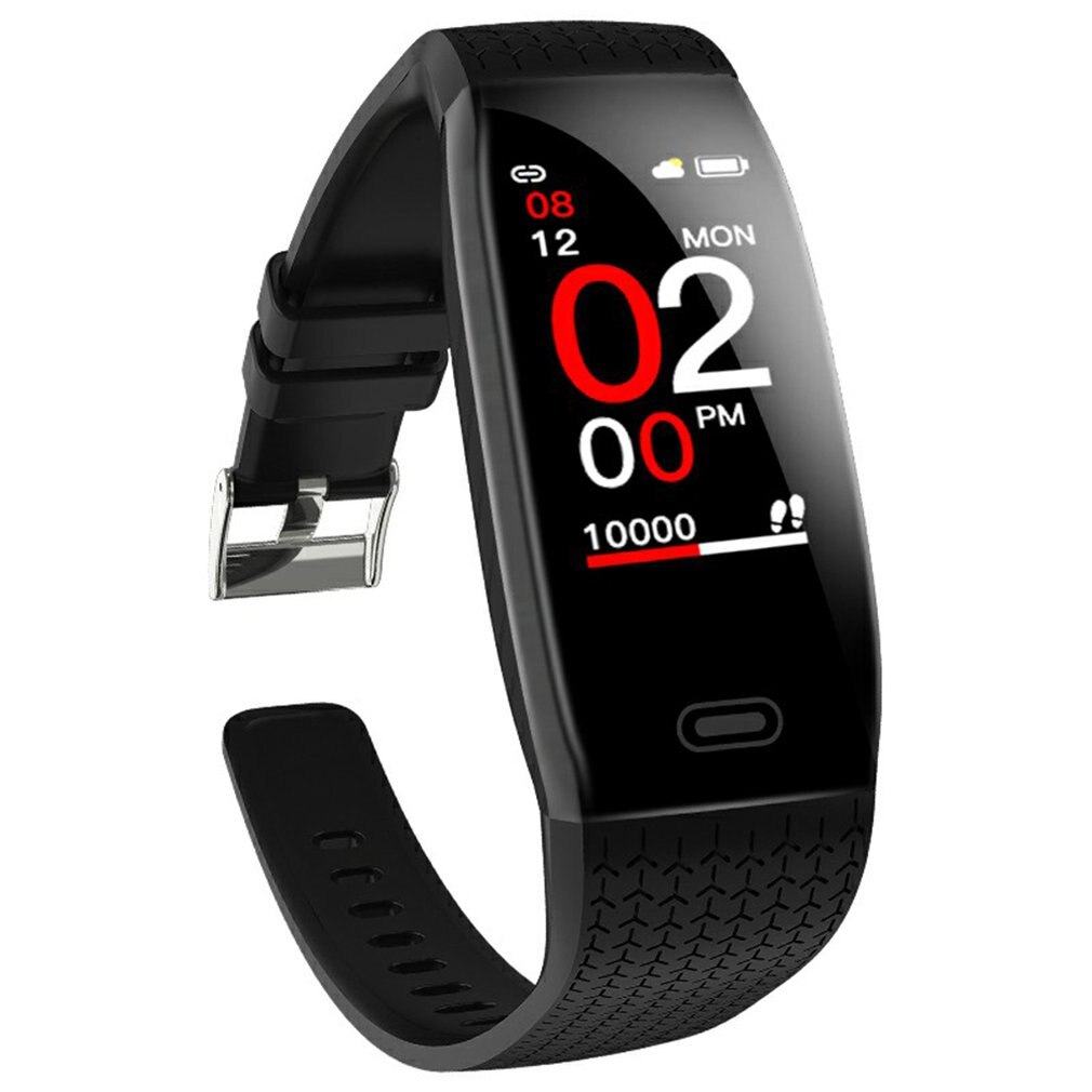 DT30 T5 Smart Bracelet Waterproof Fitness Tracker Heart Rate Monitor Sports Bracelet Smart Watch For Phone: Black