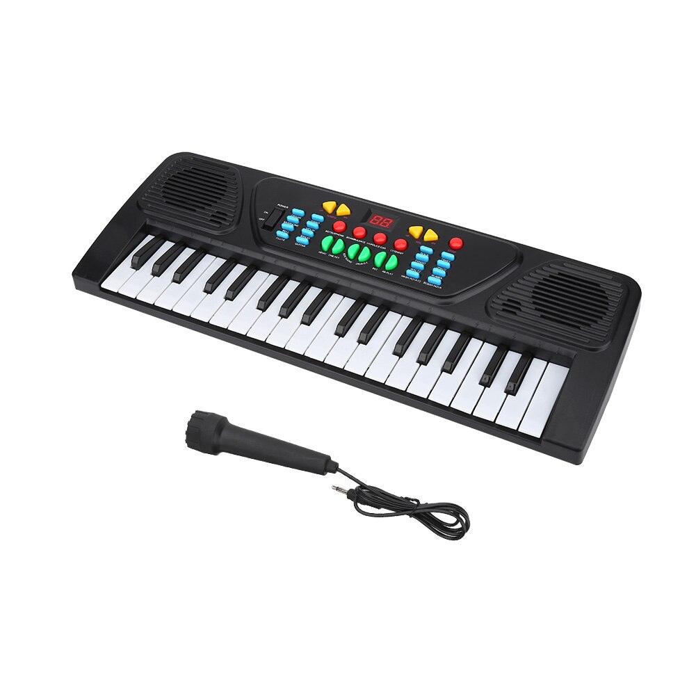 Teclado electrónico multifuncional de 37 teclas, juguete educativo Musical para niños principiantes, órgano electrónico