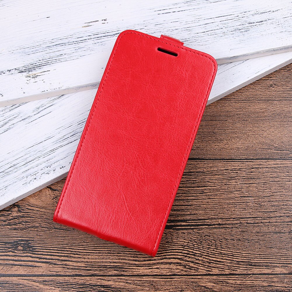 For Xiaomi Redmi 4X Case Flip Leather Case For Xiaomi Redmi 4X Vertical Cover For Xiaomi Redmi 4X 5.0'': Red