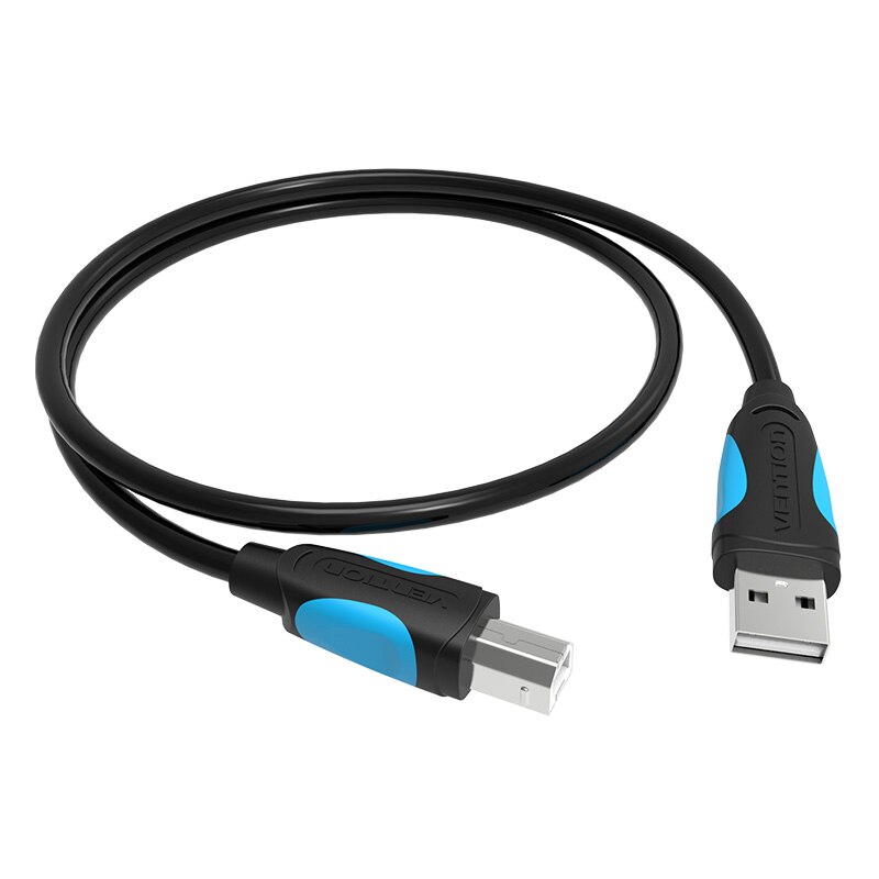 Vention usb-kabel för skrivare hög hastighet a till b hane till hane usb-skrivare kabel datasynk för 3d etikettskrivare lenovo 1m 2m 3m