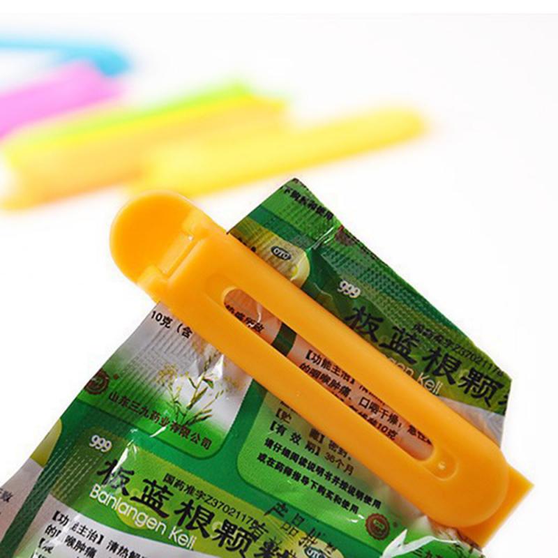 5 stk bærbare taske klips snack frisk mad opbevaring taske sealer mini vakuum sealer klemme mad clip husholdning køkken tilbehør