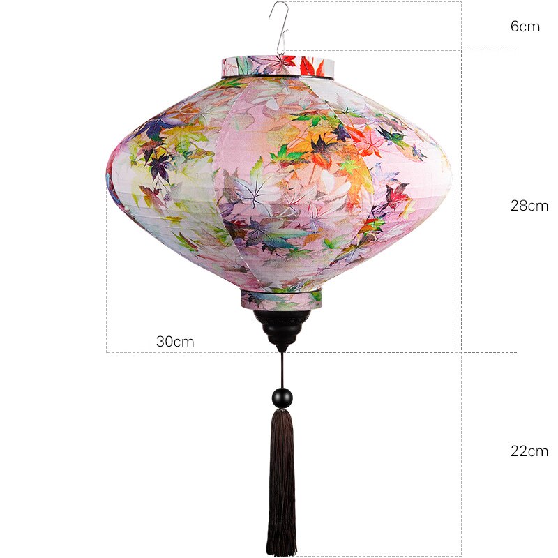 12/14 tums kinesiska sidenlyktor japan vietnam mid-höstlykta för utomhus vårfestival fest hängande dekor palatslykta: 4 12 tum