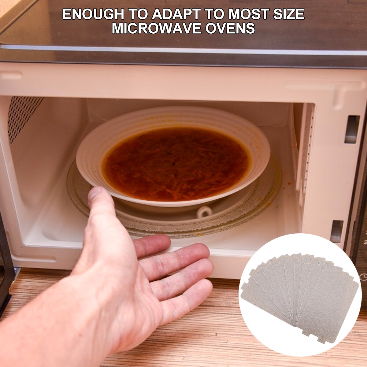 10pcs Useful Durable Chic Cuttable Mica Plates Insulation Sheets