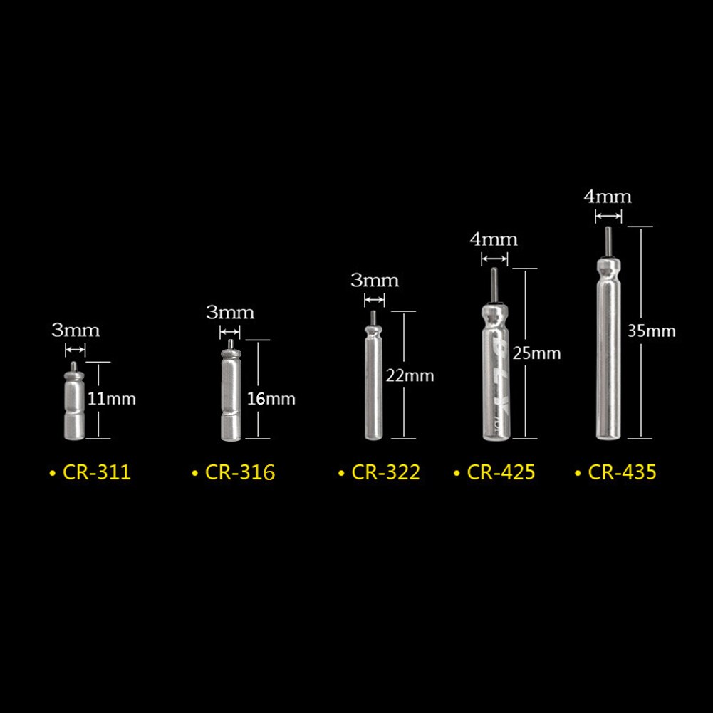 10 stücke CR311 CR322 CR425 CR435 Leucht Elektrische Batterie Angeln Schwimmt Lithium-Pin Batterie Angeln Werkzeuge Zubehör 3 Votage
