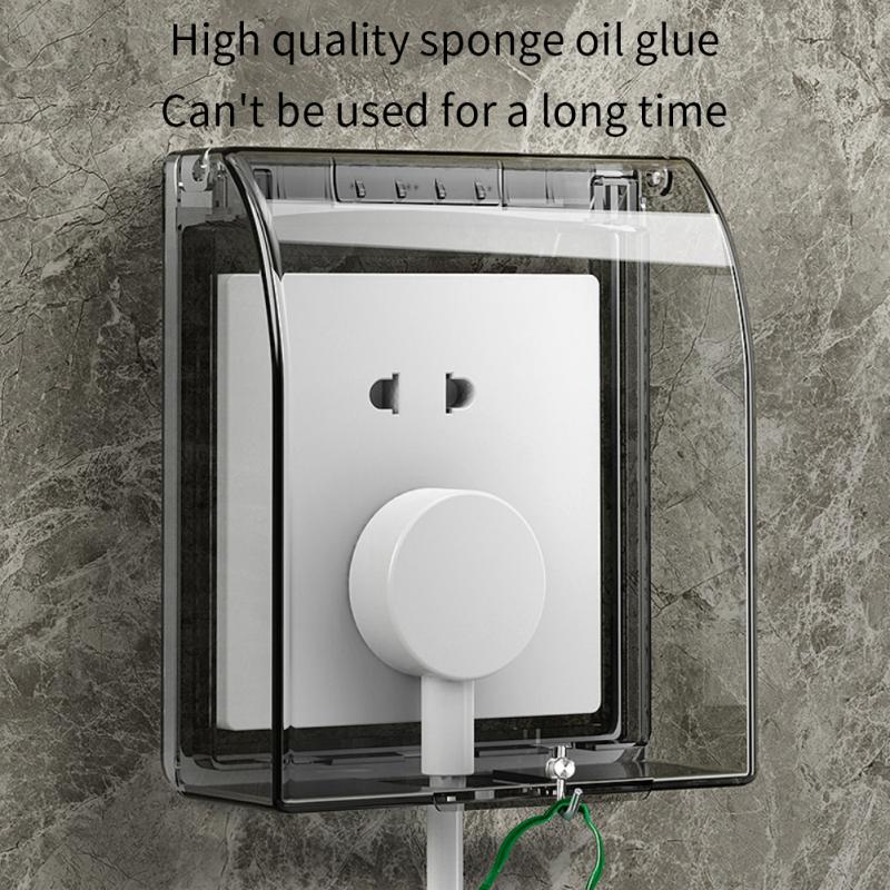 Waterdichte Doos 86 Soort Universele Transparante Schakelaar Cover Zelfklevende Gelijmd Badkamer En Keuken Socket Splash Doos