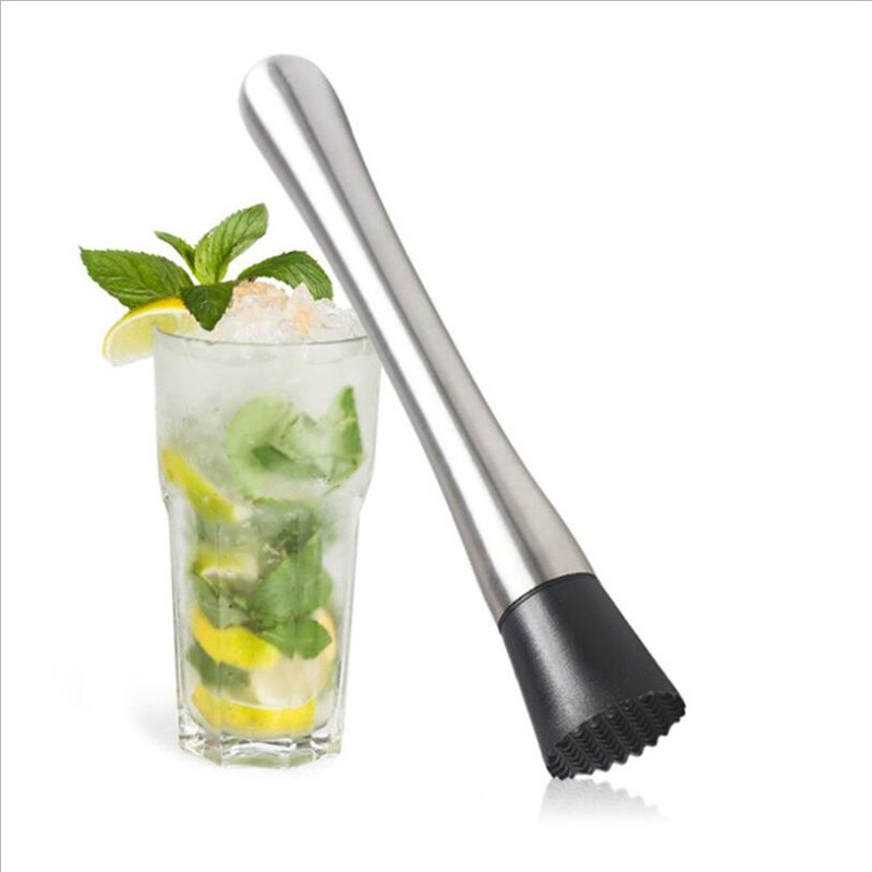 1pcs Stainless Steel Bar Cocktail Mojito Mint Muddler DIY Drink Fruit Ice Cocktail Mixer Muddler Bartenders Barware Bar Tools