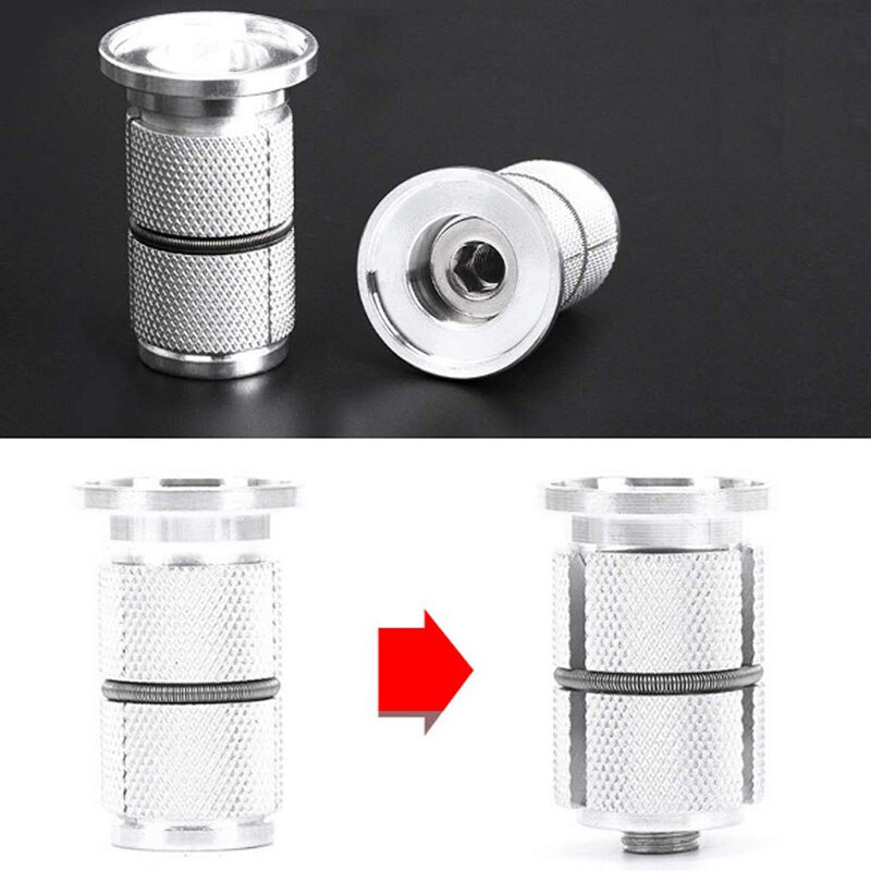 Risiko cykel forgaffel headset ekspanderende møtrik cnc aluminium solblomst hængende kerne ekspansion mtb road cykel headset låseskruer