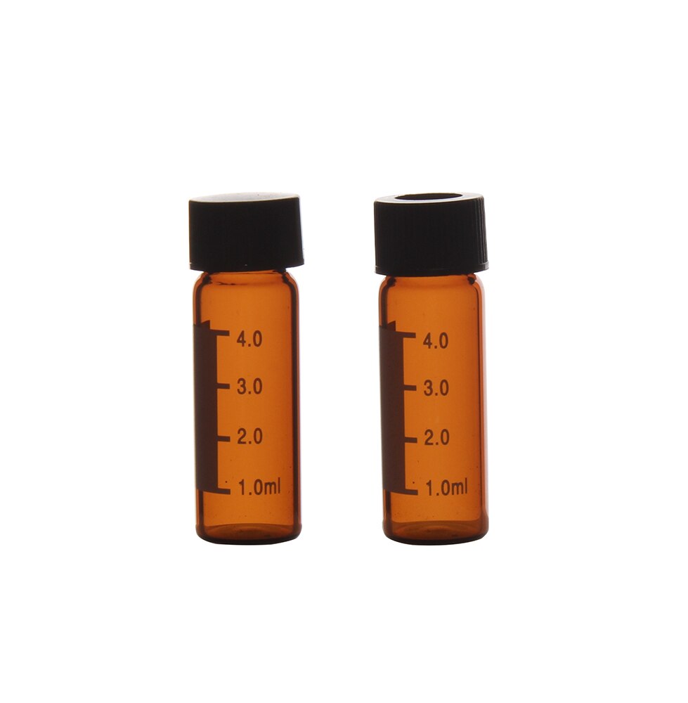 100 Pcs Chromatography Autosampler Vial 4ml Glass Reagent Bottle for lab