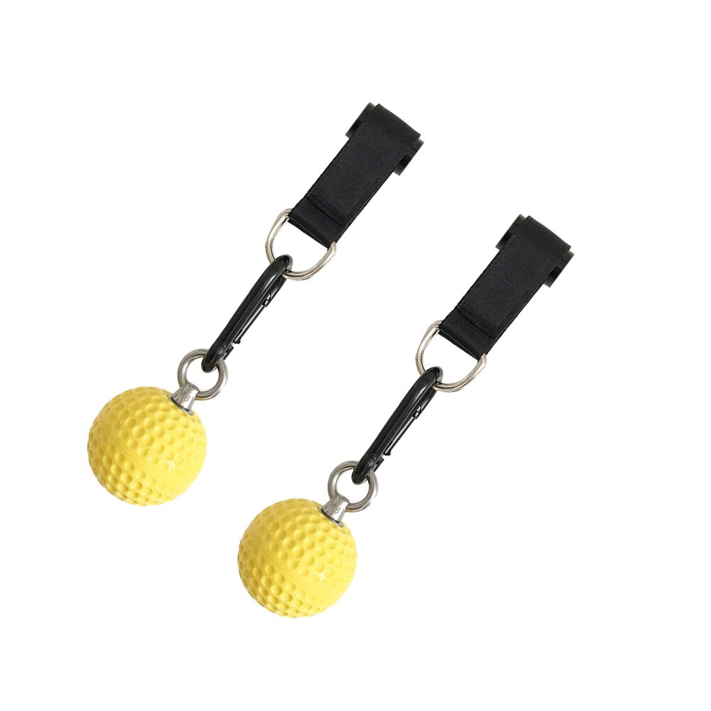 1 Pair Solid Grip Ball Gym Hanging Straps Fitness Sling Training Aids For Arm Wrist Pull-Up Exercise