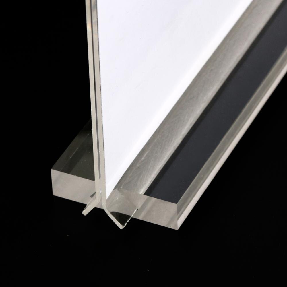 1pc A4 21x29.7cm Pull-out Acrylic Card Holders Transparent Product price display holder Table Ordering List Price List holder