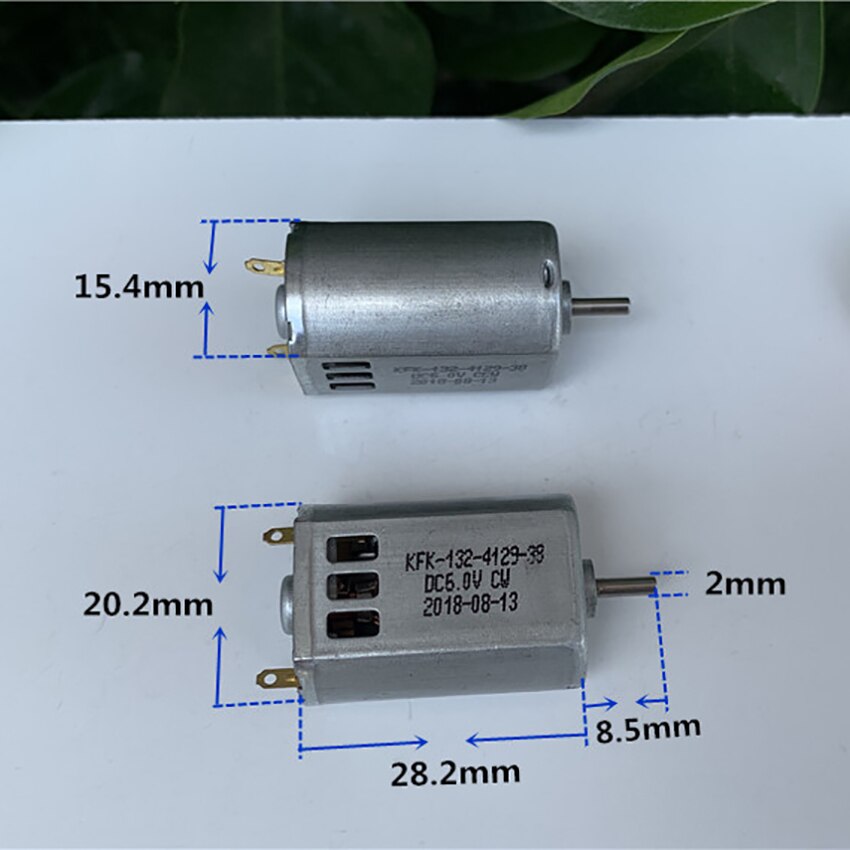 19200 rpm-37200 rpm 800ma-950ma Micro Motor Hoge Snelheid DIY Model Vliegtuig Speelgoed CW CCW 3 V-6 V Carbon Borstel Platte Motoren