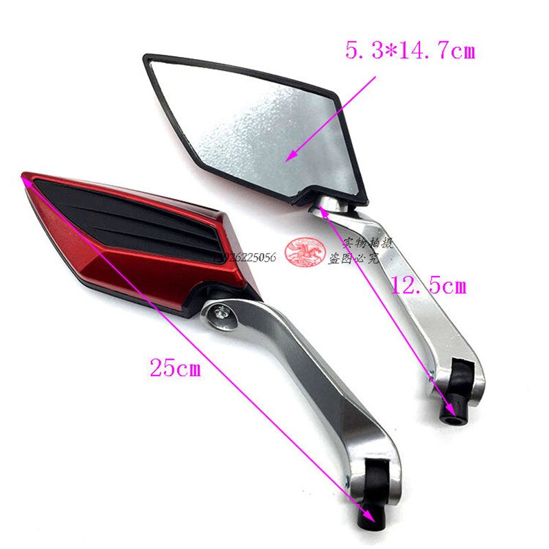 universal scooter mirrors motorcycle accessories for benelli vespa yamaha vespa piaggio motorbike parts moto rearview mirror