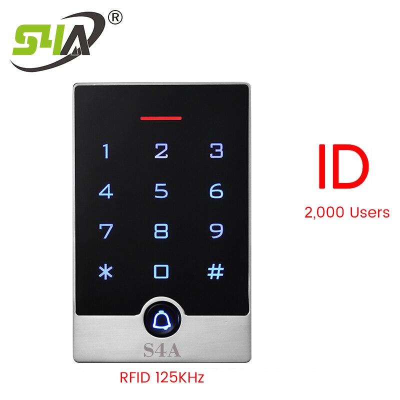 Keyless Entry Smart Door Look access control keypad keyless rfid card door opener for Door Office Home Security Access: T15 ID