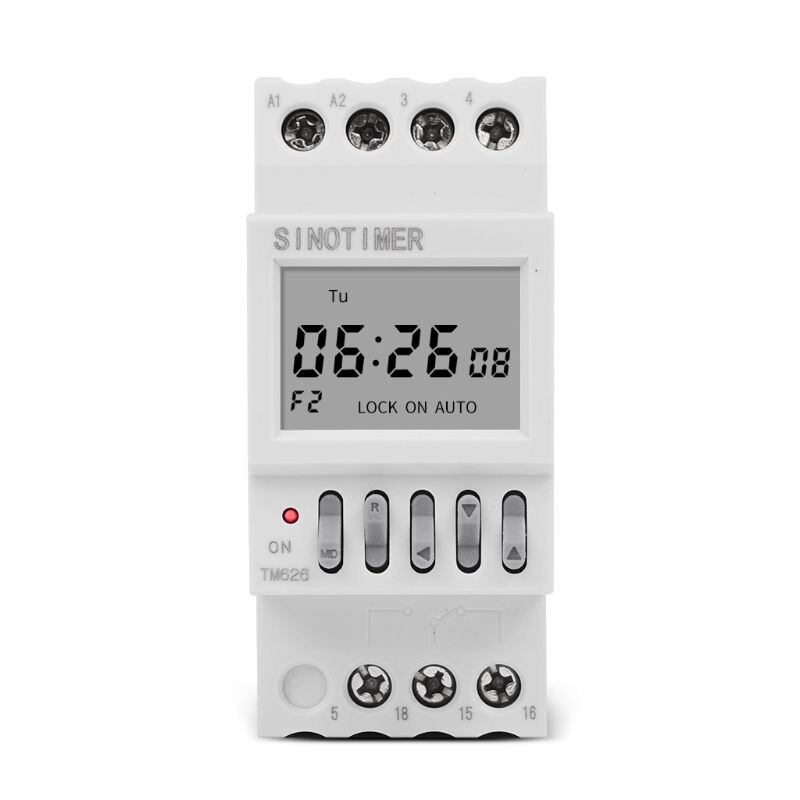 2 Channels Separate Time Control Output 7 Days Programmable Timer Clock Switch 50JD