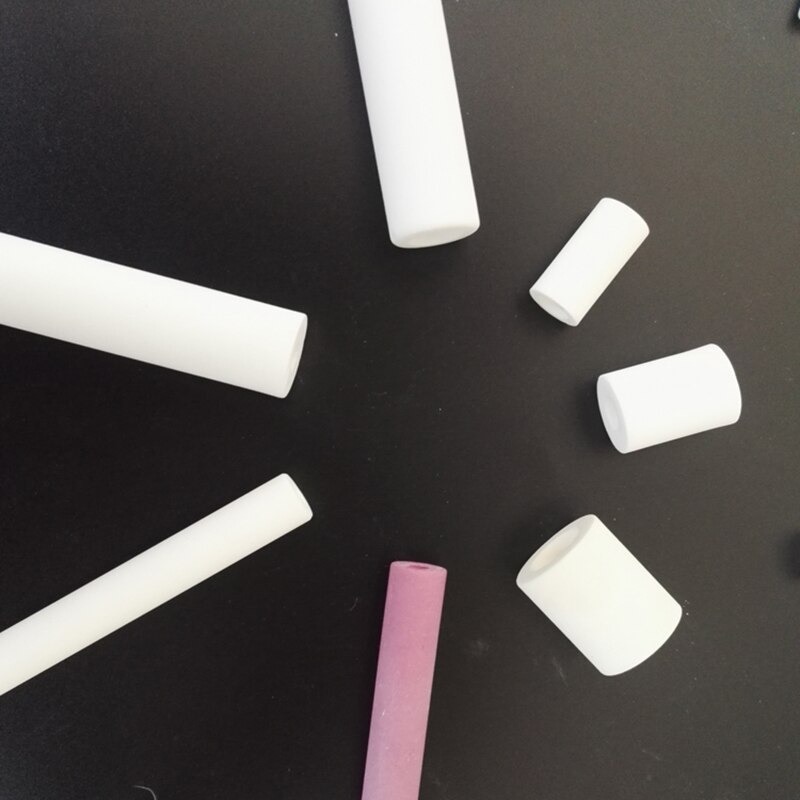 Ceramiczna rura izolacyjna z pojedynczym otworem Alumina porcelana wysokotemperaturowa rura izolacyjna do elementu grzejnego