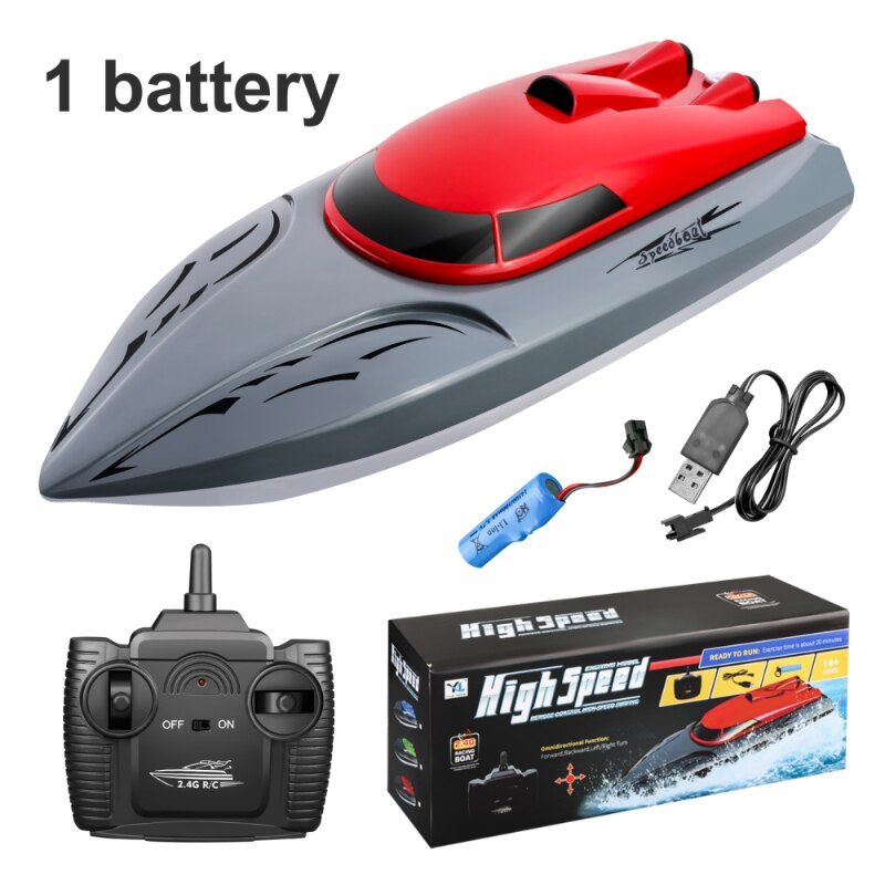 S806 Rc Boot 2.4G 20 Km/h High-Speed Afstandsbediening Boten Gekoelde Motor Duurzaam Zoetwater Boten Speelgoed voor Kinderen Kids: 01