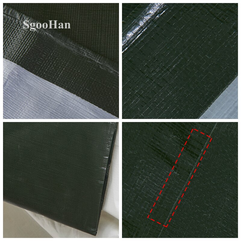Lona de PE impermeable para jardín, toldo para exteriores, vela de sombra, barco de Camping, camión, dosel de suelo, casa de mascotas, tela impermeable