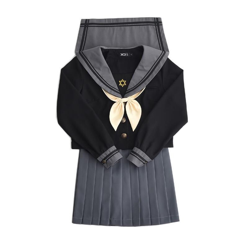 Traje de viento universitario, uniformes de Japón de la iglesia gótica JK, falda de hermana suave, traje de marinero Kansai de manga larga, uniforme escolar para estudiantes jkx114