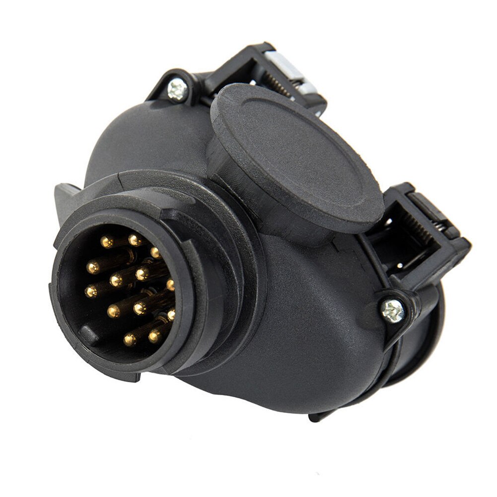 13pin To 7pin Tool Caravan Car Truck Double Head Wiring Towing Plug Conversion Adapter Trailer Connector Electric Socket Lead