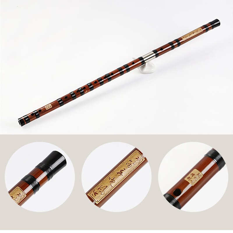 Flûte chinoise Dizi en bambou, clé C D E F G, Instruments de musique traditionnels professionnels