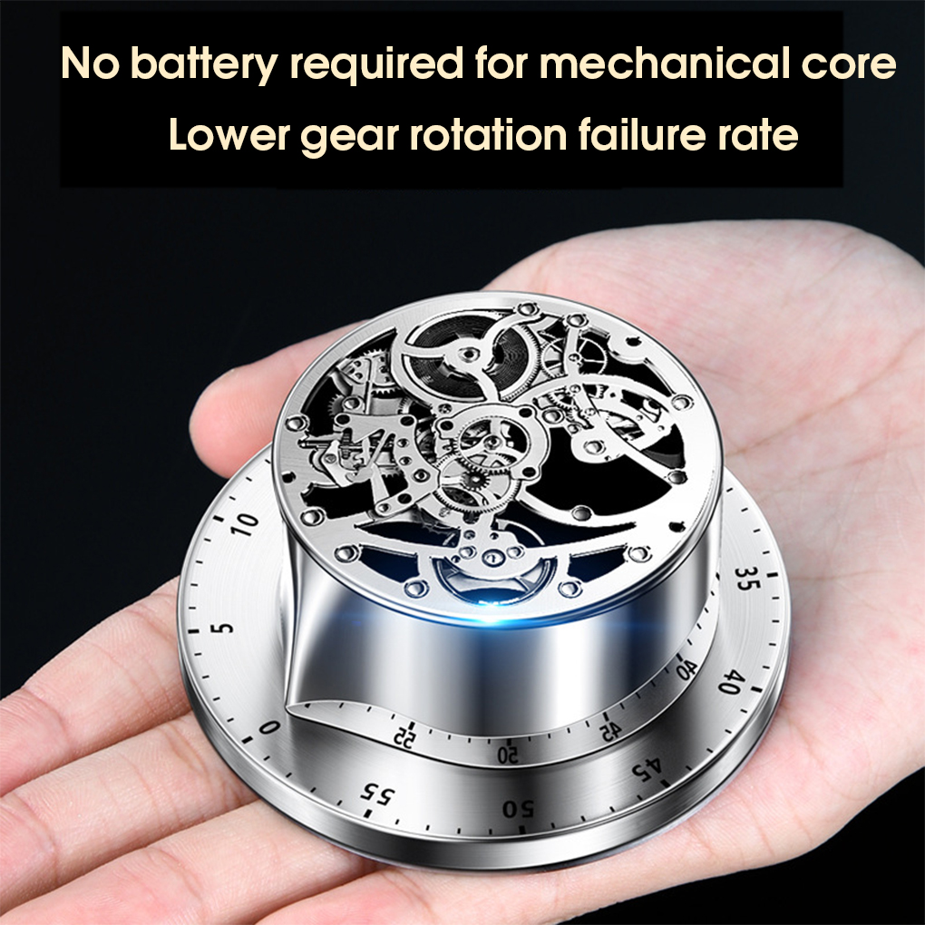 Kitchen Timer Precise Mechanical Alarm Rotated Portable Clock Countdown Timing Reminder Stop Watch Accessories