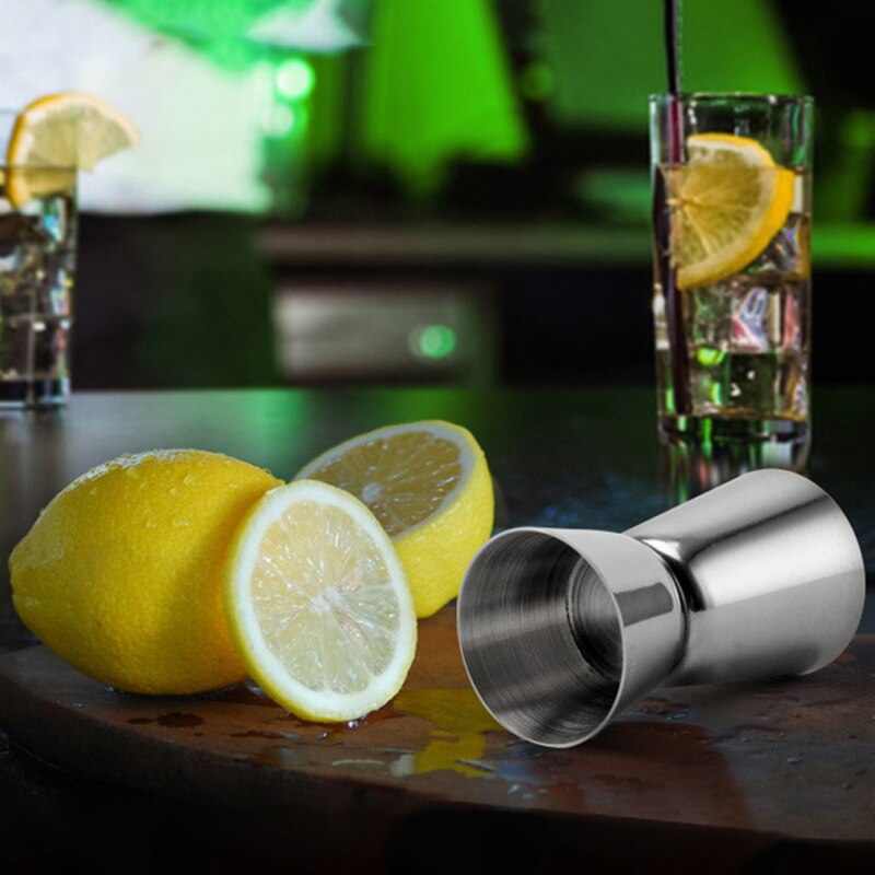 6Pcs Rvs Cocktail Shaker Set 6 Stuk Martini Shaker, Drink Shaker, barman Kit Met Meten Jigger, Menglepel