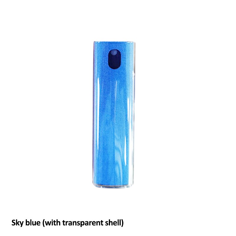 1pc beskyttelig 2 in 1 telefonskærm rengøringsmiddel spray mikrofiber klud sæt rengøring artefakt computer mobiltelefon skærm støvfjernelse: Jeg