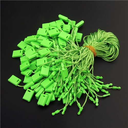 1000 Stuks Hang Tag Koord 7 Inches Hang Tag String Koord Voor Kledingstuk Prijskaartje Seal Tag: green