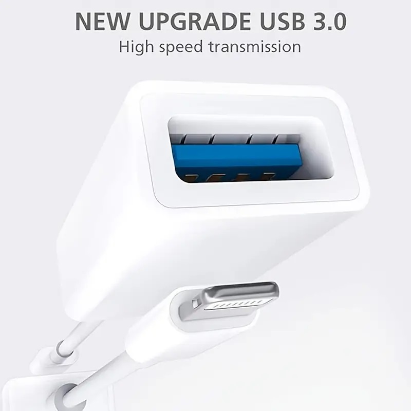 OTG Adapter Lightning To USB 3.0 Adaptador USB Type C For iPhone 14 13 12 11 Pro Max X XS USB C Splitter Data Convertor Expander