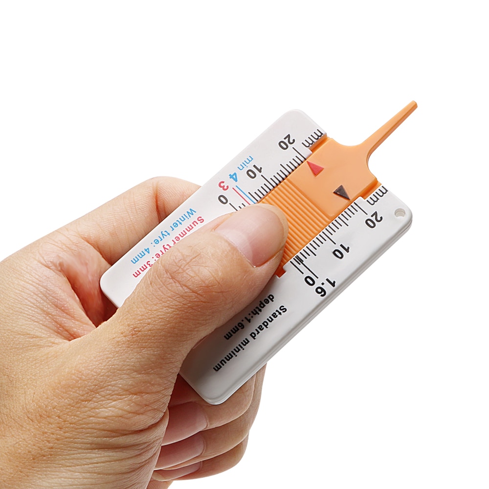 NICEYARD Tyre Tread Depth Gauge Tire Scale 0-20mm Depth Meter Vernier Depth Caliper